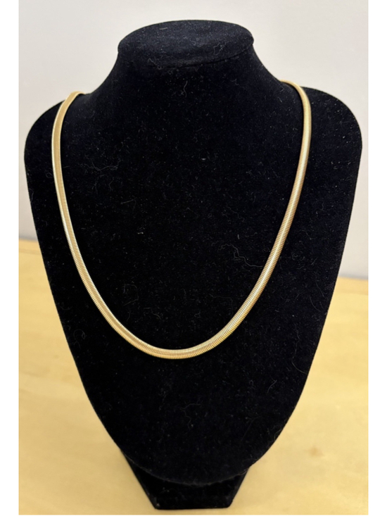 Brook & York Jewelry - Brook & York Izzy Herringbone Gold Plated Chain Necklace Layering Jewelry